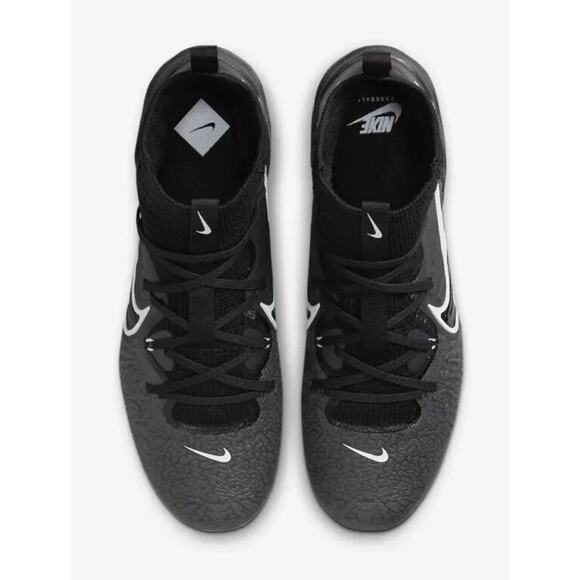 Nike Black Grey Nike Alpha Huarache NXT Metal Baseball Cleats, Sz 7.5 -- NWOB - Picture 10 of 12